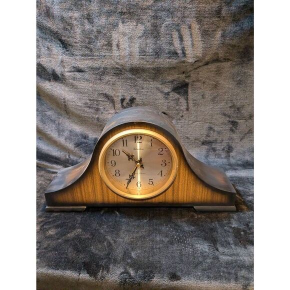 Vintage linden electric strike, mantle clock in good working condition - Picture 1 of 12